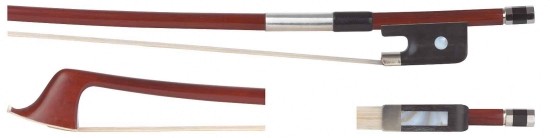 GEWA 1/4 Bassbogen Französisches Modell, Brasilholz, gute Qualität, runde Stange
