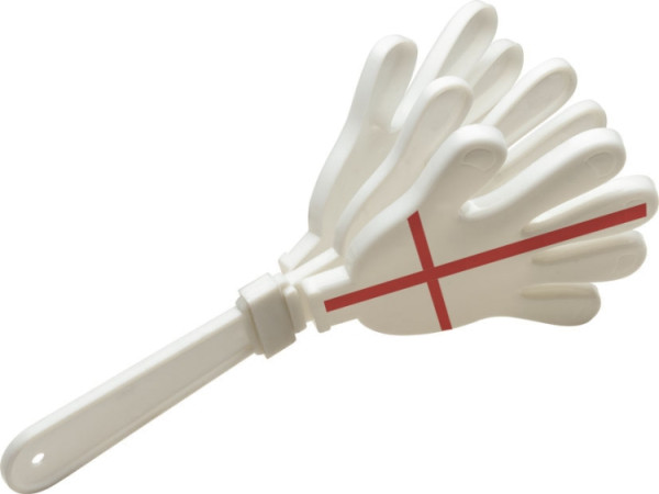 Stagg GGH-ENG Kunststoff Go-Go Handklapper in der englischen Nationalfarbe