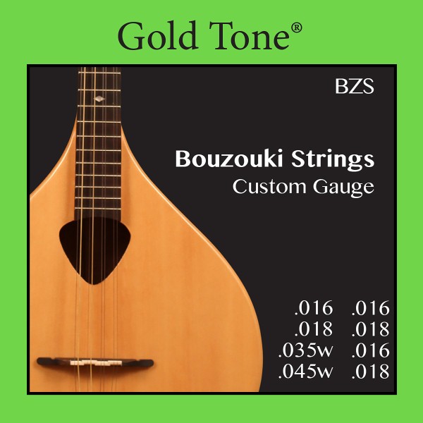 Gold Tone BZS Bouzouki Saiten in Custom-Stärke