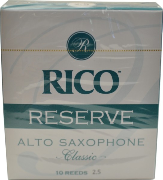 Rico Reserve Reeds 2.5 Alt- Saxophon, Packung mit 10 Stück