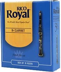 Rico Royal Reeds 2,5 Böhm Bb- Klarinette Packung mit 10 Stück
