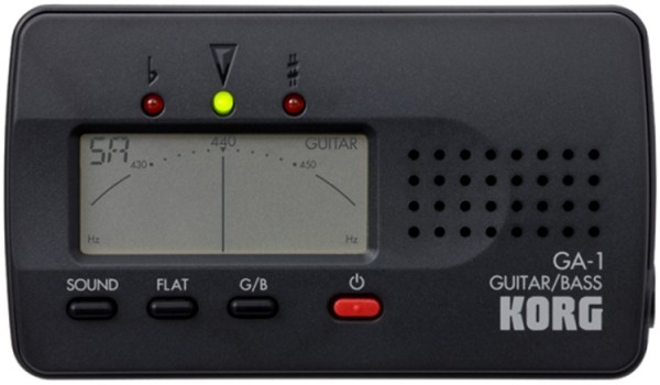 Korg TUGA1 Stimmgerät für Gitarre und Bass schwarz
