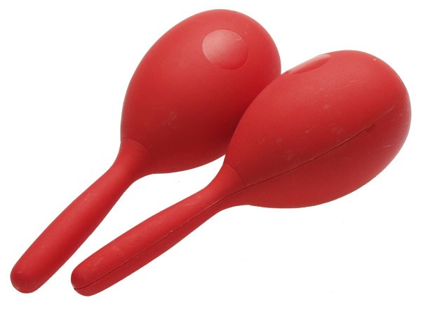 Stagg MRP-19RD Kunststoff-Maracas Paar