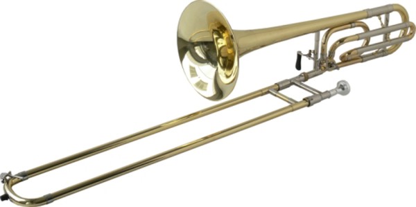 B-Ware Steinbach Tenor Zugposaune mit Quartventil F#, inklusive Koffer und Mundstück