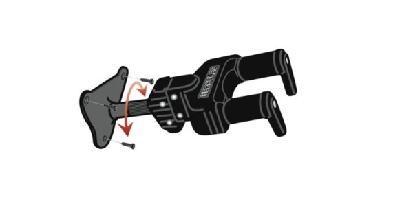 Hercules Gitarrenwandhalter HCGSP-39WB mit AGS System ABVERKAUF