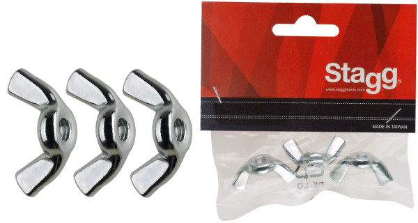 Stagg 13G-HP Flügelmutter 3 Stück