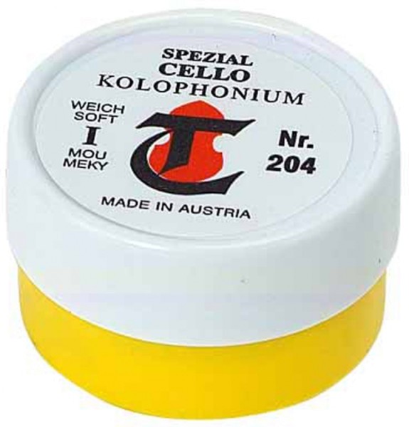 Thomastik 204 Spezial Kolophonium weich für Cello Cellokolophonium Spezial Härtegrad weich