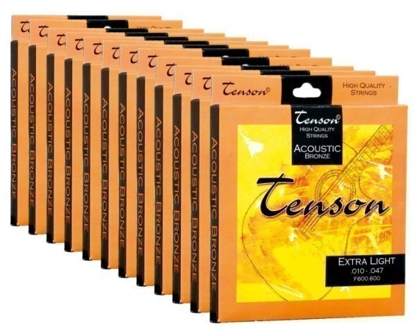 Tenson Gitarrensaiten für Akustik-Gitarre Bronze 0.10