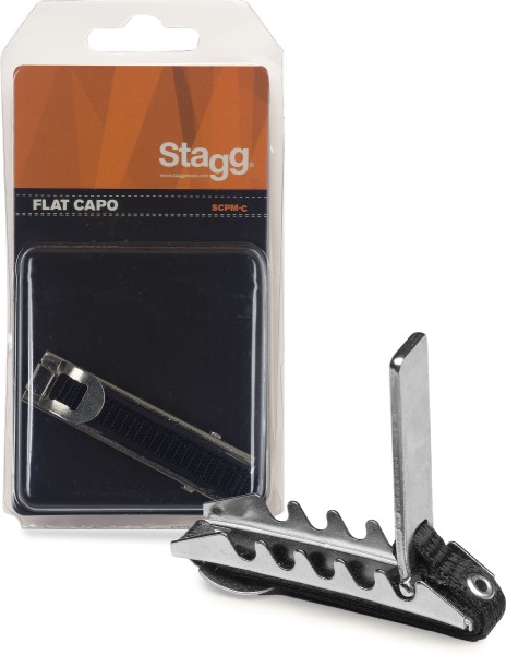Stagg SCPM-C Kapodaster für Akustik oder E-Gitarre gebogen