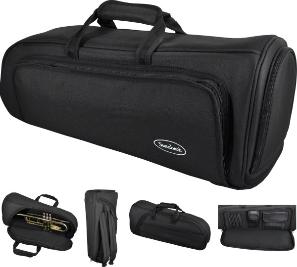 B-Ware Steinbach Trompetentasche aus hochwertigem Cordura 600 Denier 25 mm Polsterung mit Rucksackgu