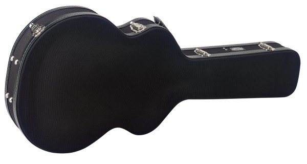 Stagg GCX-SA BK Black Tweed Deluxe-Koffer für Semi-Akustik-Gitarre