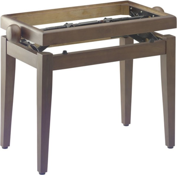 Stagg PB45 WN M Klavierbank in Nuss matt mit Dual Cross Scherenmechanik