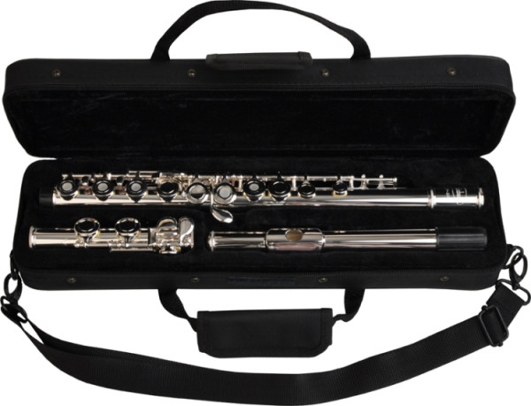 Steinbach C Querflöte E-Mechanik vorgezogenes G Neusilber versilbert RINGKLAPPEN werkstattgeprüft