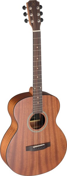 J. N. DEV-A Akustische Auditorium-Gitarre, massive Mahagoni Decke Decke Mahagoni, Deveron Serie