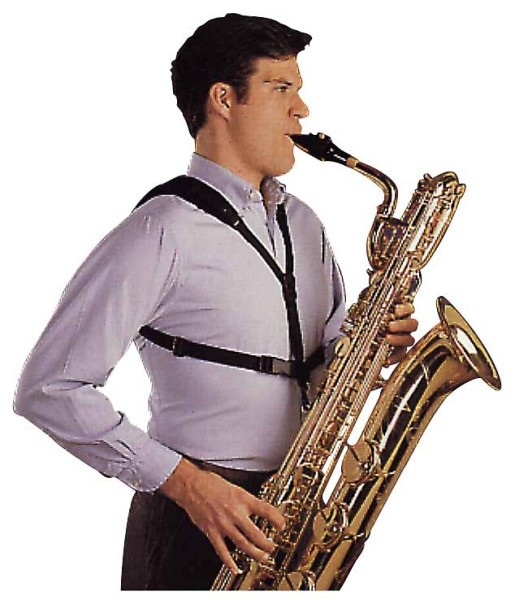 Neotech Saxophongurt Soft Harness mit Kunststoffkarabiner