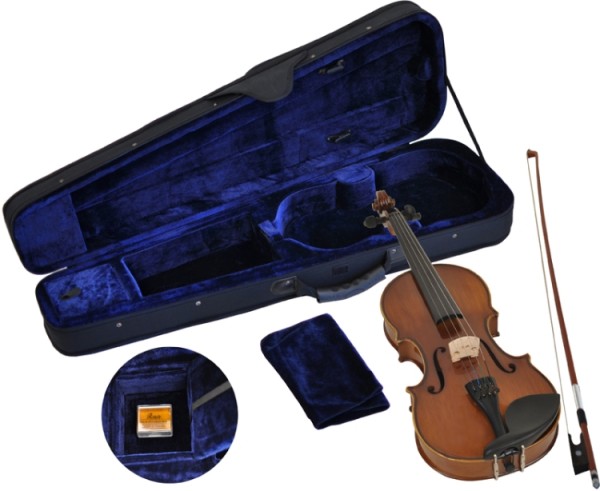 Steinbach 1/8 Linkshänder Geige im Set handgearbeitet inklusive Koffer und Bogen
