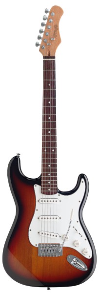 Stagg S250-SB Standard S E-Gitarre Sunburst