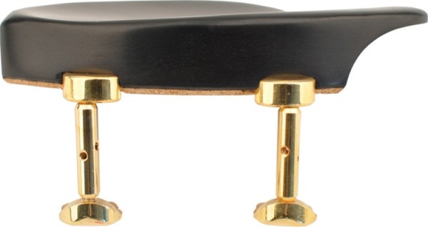 Petz Kinnhalter Modell Dresden 4/4 Geige/Violine goldfarbene Hill Schrauben Ebenholz