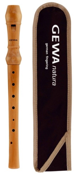 Gewa C-Sopran Blockflöte Natura Deutsche Griffweise Ahorn