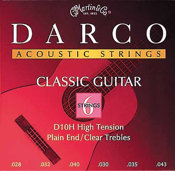 Darco by Martin Gitarrensaiten für Klassik-Gitarre Nylon High Tension