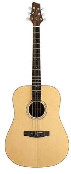 Stagg NA72 Akustische Dreadnought Gitarre mit massiver A-Klasse Fichtendecke