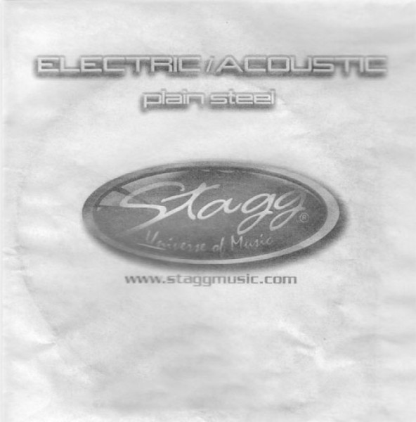 Einzelsaite vernickelt für E-Gitarre - 0.044"