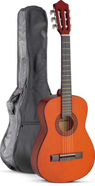 Stagg C510 BAG PACK 1/2 Konzertgitarre in natur mit Lindendecke inklusive Tasche