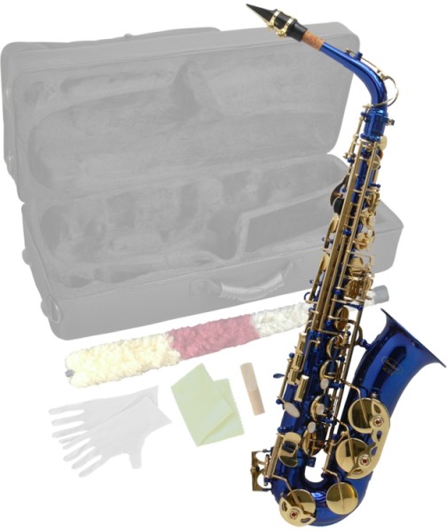 Steinbach Eb Alt-Saxophon in Blau mit hohem FIS