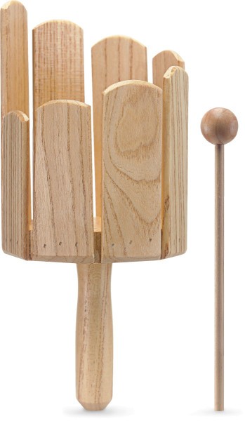 Stagg MTT-S Kleine Multi-Trommel aus Holz mit Griff u. Schlegel