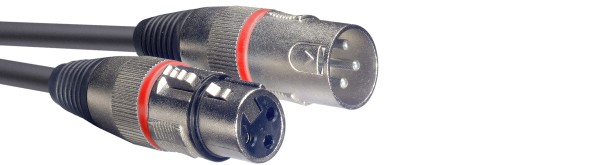 Stagg MC-06XX DL/RDH Mikrofon Kabel - XLR / XLR - Roter Ring