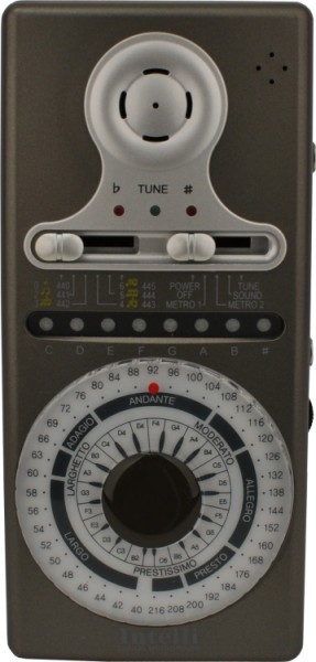 Intelli PDMT9 Automatisch chromatisches Stimmgerät und Metronom grau