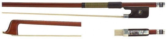 GEWA Liuteria Maestro 4/4 Violabogen / Bratschenbogen aus Fernambukholz, bessere Qualität, kantige S