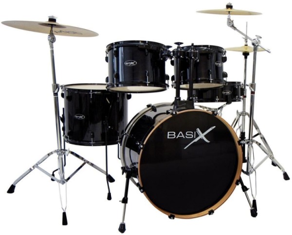 Schlagzeug Basix XENON 2 Shadow Black 22 Zoll