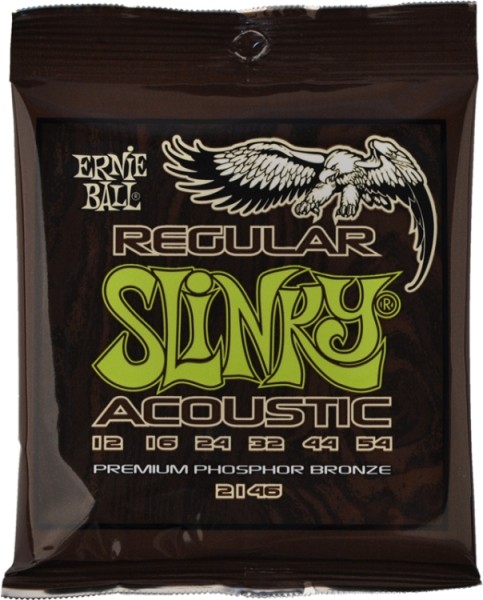 Ernie Ball Gitarrensaiten für Westerngitarre Slinky Acoustic Regular 012 - 054
