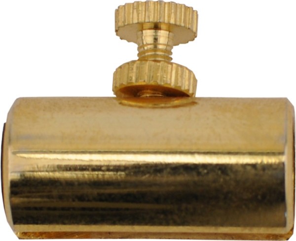 Petz Wolftöter Tonwolfröhrchen für Kontrabass vergoldet