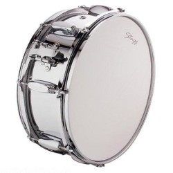 Stagg SDS-1455MT 14 Zoll x 5,5, Stahl Marching Snare mit 8 Spannböckchen