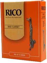 Rico Reeds 2,5 Böhm Bassklarinette, Packung mit 25 Stück