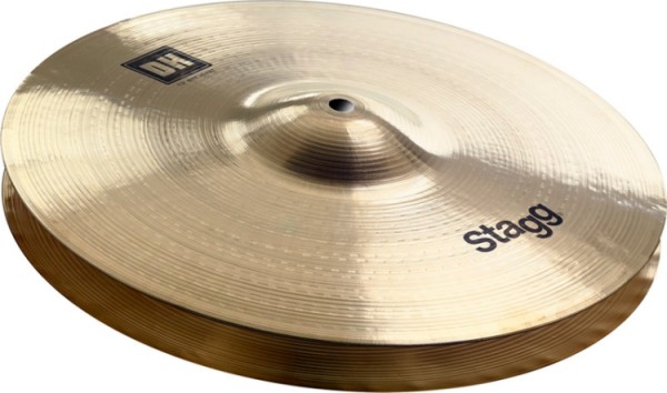 Stagg DH-HB15B 15 Zoll Brilliant bite HiHat Doppelt gehämmert