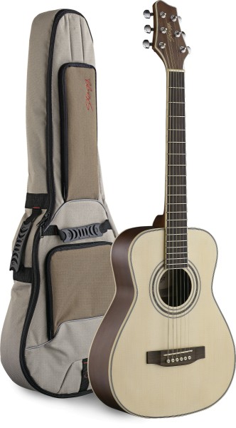 Stagg SV209 VIAGGIO Akustische Travelgitarre 3/4 Modell mit Fichtendecke