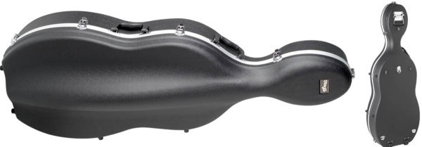 Stagg 1/4 - 1/2 ABS- Cellokoffer mit Rollen schwarz