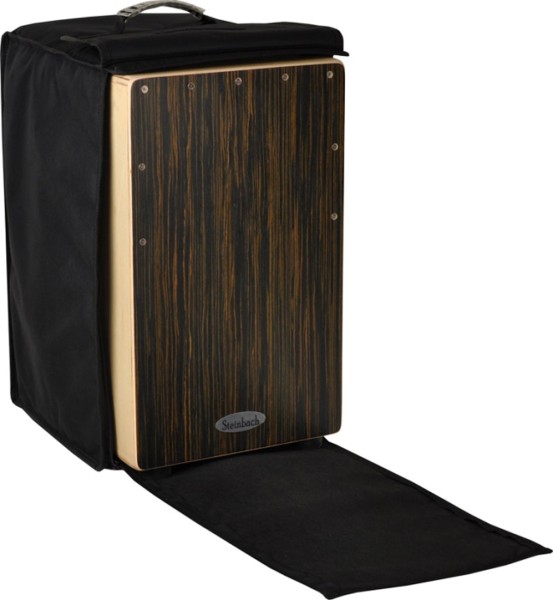 Steinbach Cajon SCA-400 Zebraoptik dunkel Schlagfläche mit Tasche