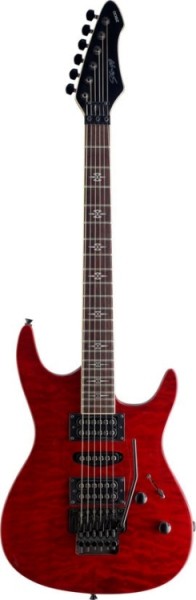 Stagg Z600QM-TCH Heavy ,Z, E-Gitarre, ,Elegance, Modell mit dünnen Hals