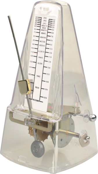 B-Ware Steinbach Metronom mit Glocke mechanisch transparent