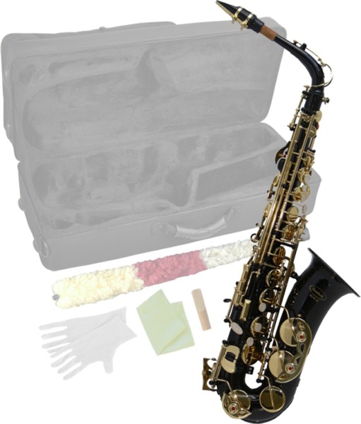 B-Ware Steinbach Eb Alt-Saxophon in Schwarz mit hohem FIS
