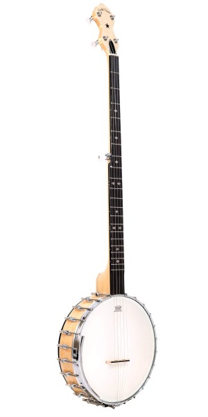 Gold Tone MM-150LN 5-Saiter Ahorn Mountain Banjo, offener Bautyp mit langem Hals
