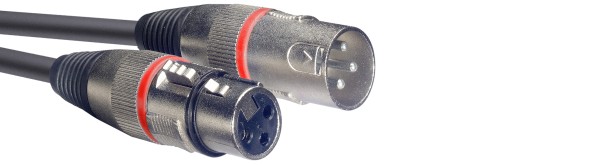 Stagg MC-10XX DL/RDH Mikrofon Kabel - XLR / XLR - Roter Ring