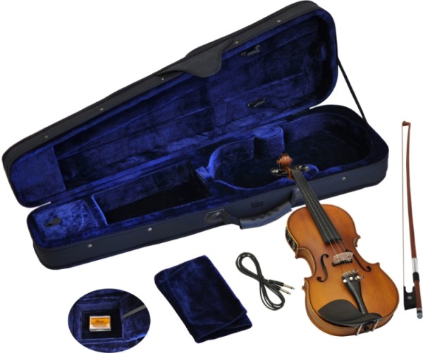 Steinbach 4/4 Geige semiakustisch mit Tonabnehmer