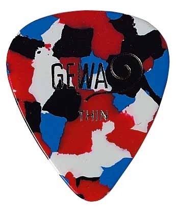 Heriba Plektrum Plastik Bunt