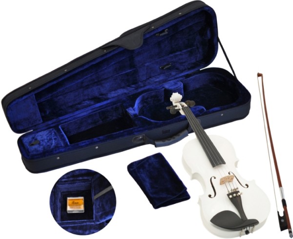 Steinbach 1/32 Geige im SET weiß handgearbeitet
