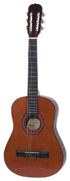 GEWApure 3/4 Konzertgitarre Almeria in honigfarbig getönt mit Fichtendecke